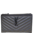 YVES SAINT LAURENT Bill Pouch Grain De Poudre Black-US
