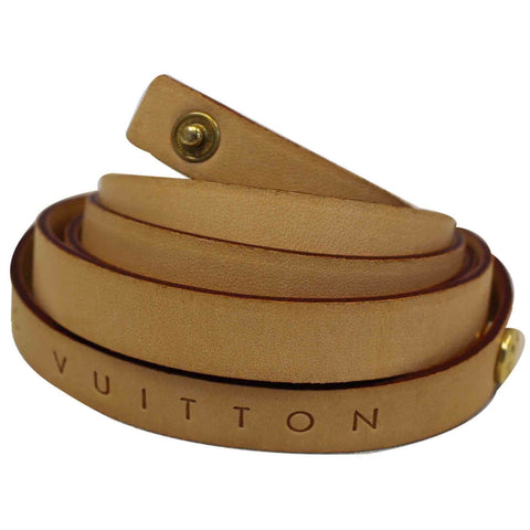 LOUIS VUITTON Leather Replacement Strap For Florentine Beige