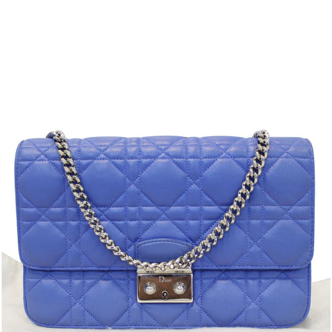 CHRISTIAN DIOR Miss Dior Promenade Cannage Quilted Leather Crossbody Bag-US