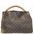 LOUIS VUITTON Artsy MM Monogram Canvas Shoulder Bag Brown