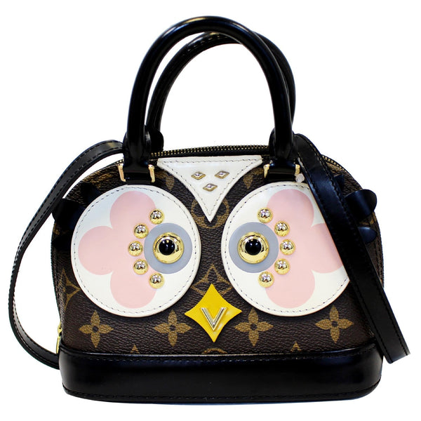 Louis Vuitton Alma Nano Owl Crossbody Shoulder Bag- Front