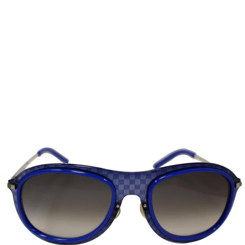 LOUIS VUITTON Impulsion Frame Damier Graphite Sunglasses Z0425U Blue