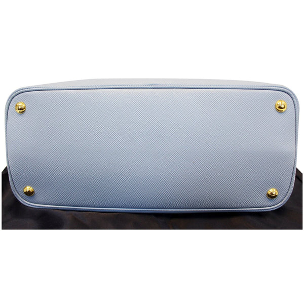PRADA Lux Saffiano Leather Tote Shoulder Bag Blue-US