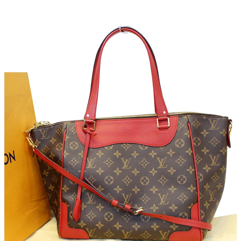 LOUIS VUITTON Estrela NM Monogram Canvas Shoulder Bag Cherry
