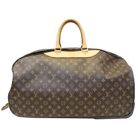 LOUIS VUITTON Eole 50 Monogram Canvas  Rolling Luggage Bag Brown