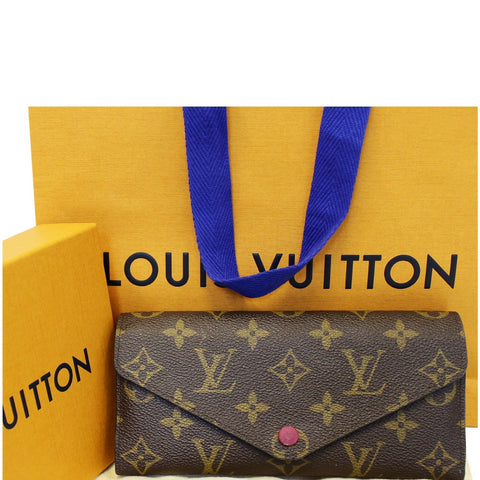 LOUIS VUITTON Josephine Monogram Canvas Wallet Brown