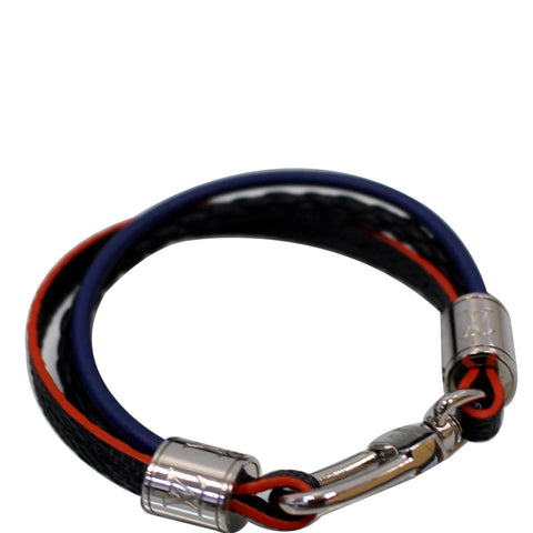 LOUIS VUITTON Treble Bracelet Damier Graphite Multicolor