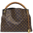 LOUIS VUITTON Artsy MM Monogram Canvas Shoulder Bag Brown