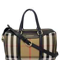 Burberry Satchel Shoulder Bag - Black