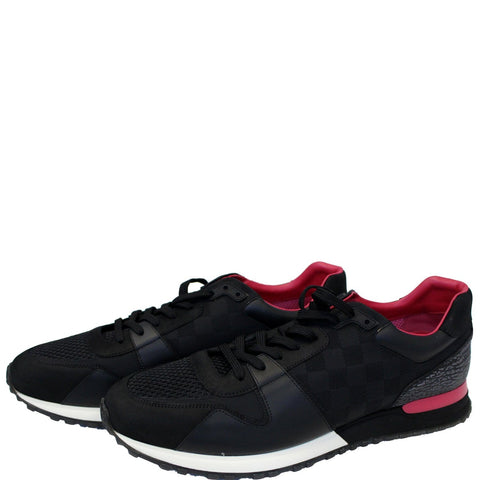 LOUIS VUITTON Run Away Lace Up Sneakers Noir US 13