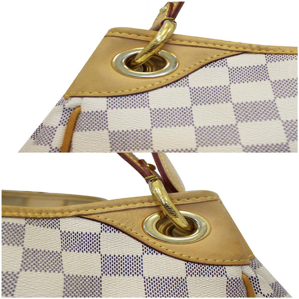 LOUIS VUITTON Galliera PM Damier Azur Shoulder Bag White-US