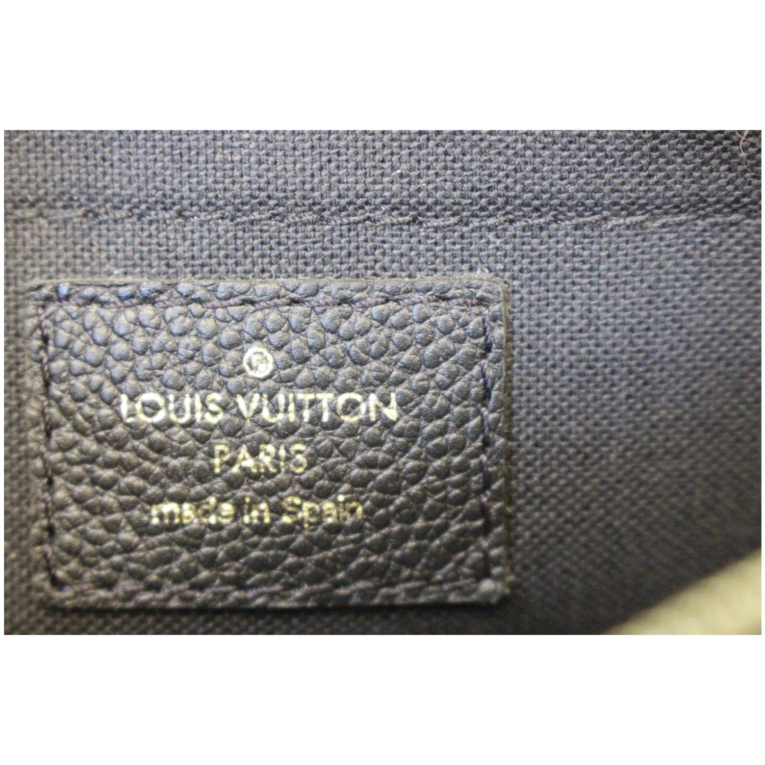 Louis Vuitton Pallas Clutch Bleu Marine Blue Monogram Canvas Shoulder -  MyDesignerly