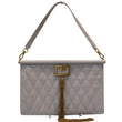 GIVENCHY Large Gem Goatskin Shoulder Bag Galet