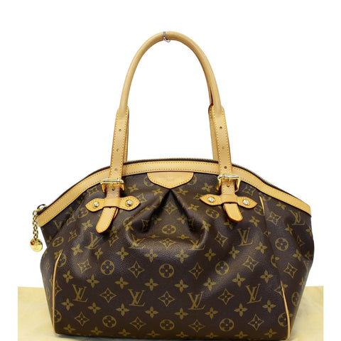 LOUIS VUITTON Tivoli GM Monogram Canvas Shoulder Bag Brown