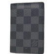 LOUIS VUITTON Pocket Organizer Damier Graphite Card Case Black-US