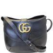 GUCCI Arli Medium Calfskin Leather Shoulder Bag 568857 Black-US