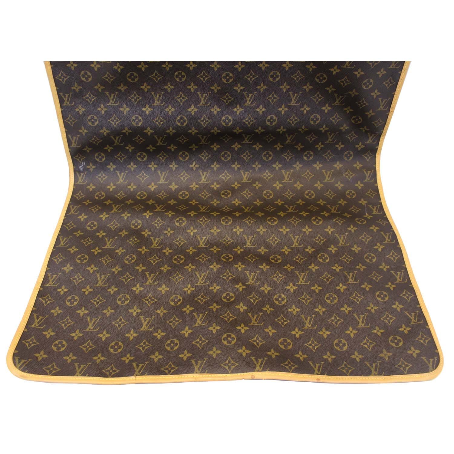 Louis Vuitton Garment Carrier Bag Monogram Canvas Two Hangers Brown  121292342