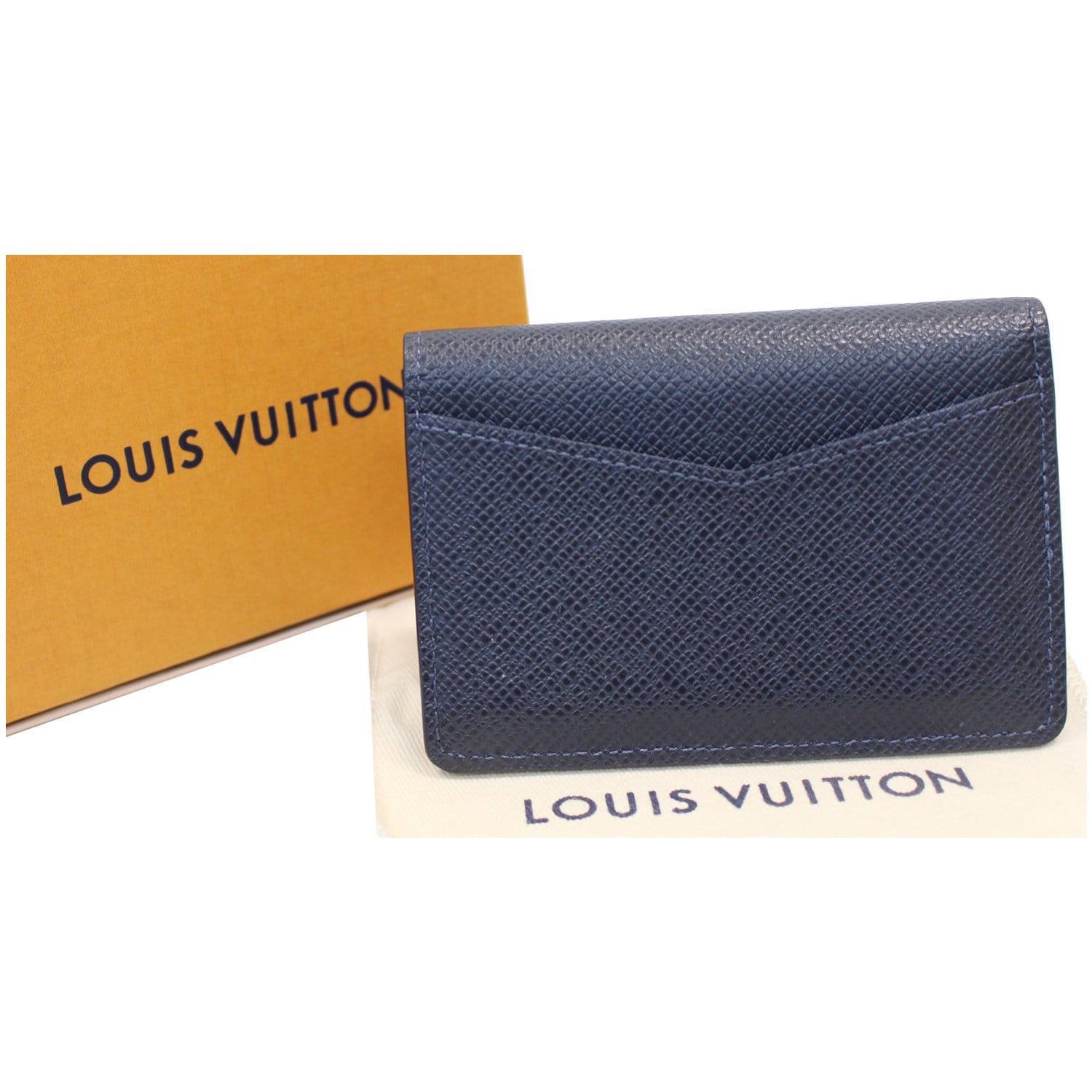 Coin Card Holder Taiga Leather  Men  Small Leather Goods  LOUIS VUITTON 