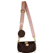 LOUIS VUITTON Multi Pochette Accessories Monogram Canvas Shoulder Bag Pink