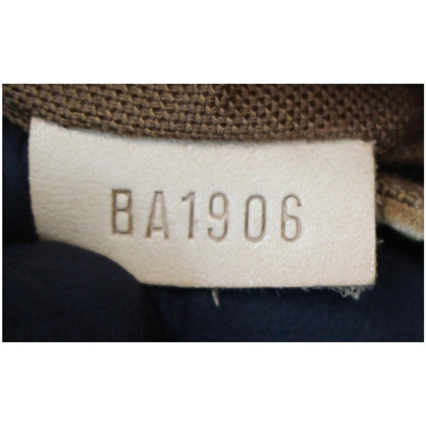 Louis Vuitton Alma Monogram Canvas Satchel Bag Brown -  tag number