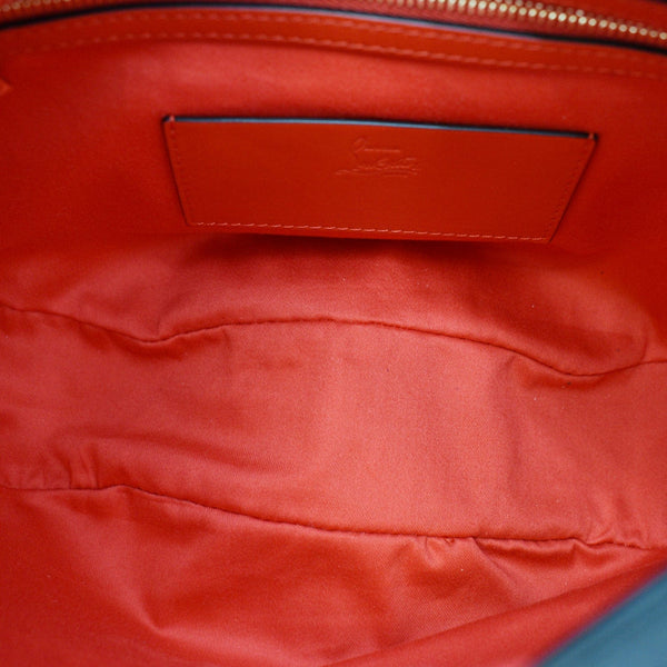 CHRISTIAN LOUBOUTIN Carasky Small Leather Hobo Bag Black