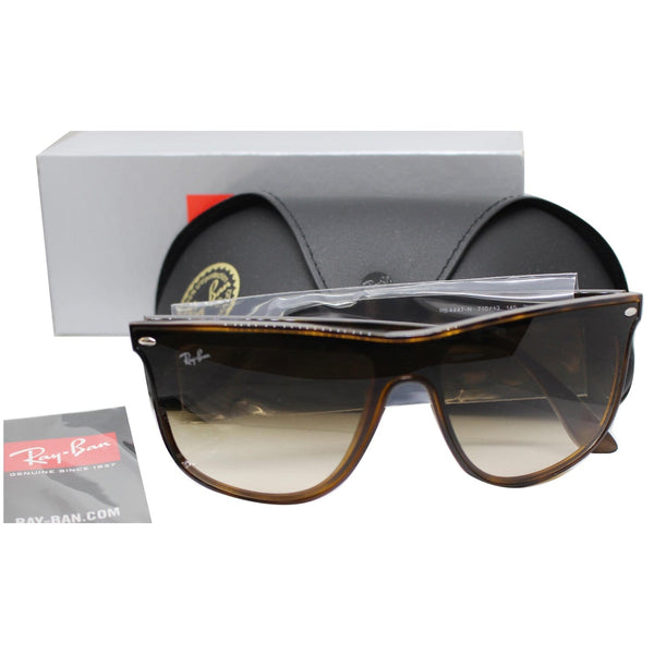Ray-Ban RB4447N 710/13 Blaze Collection Sunglasses Brown Gradient Lens