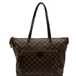 LOUIS VUITTON Iena MM Damier Ebene Shoulder Bag Brown