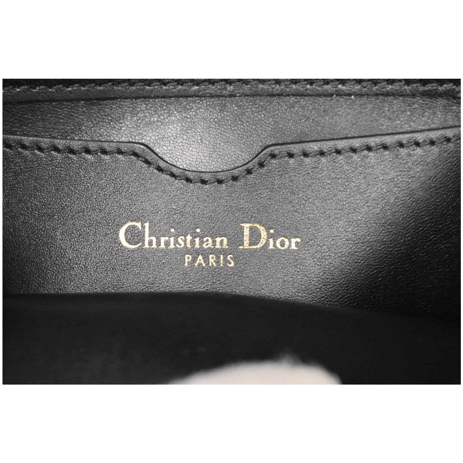Vegan leather clutch bag Dior Black in Vegan leather - 34318526