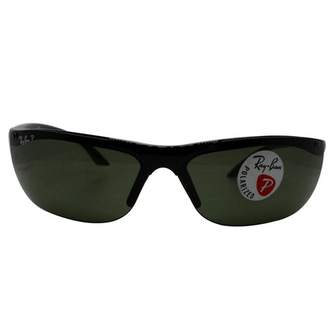 Ray-Ban RB4085 601/9A Men Black Sunglasses Green Polarized Lens