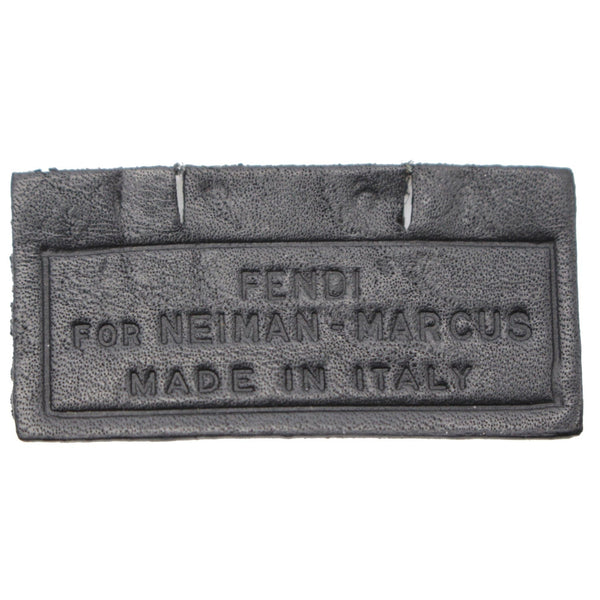 FENDI Roma Coated Canvas Leather Crossbody Bag Brown