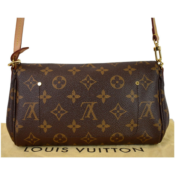 LOUIS VUITTON Favorite PM Monogram Canvas Shoulder Bag Brown