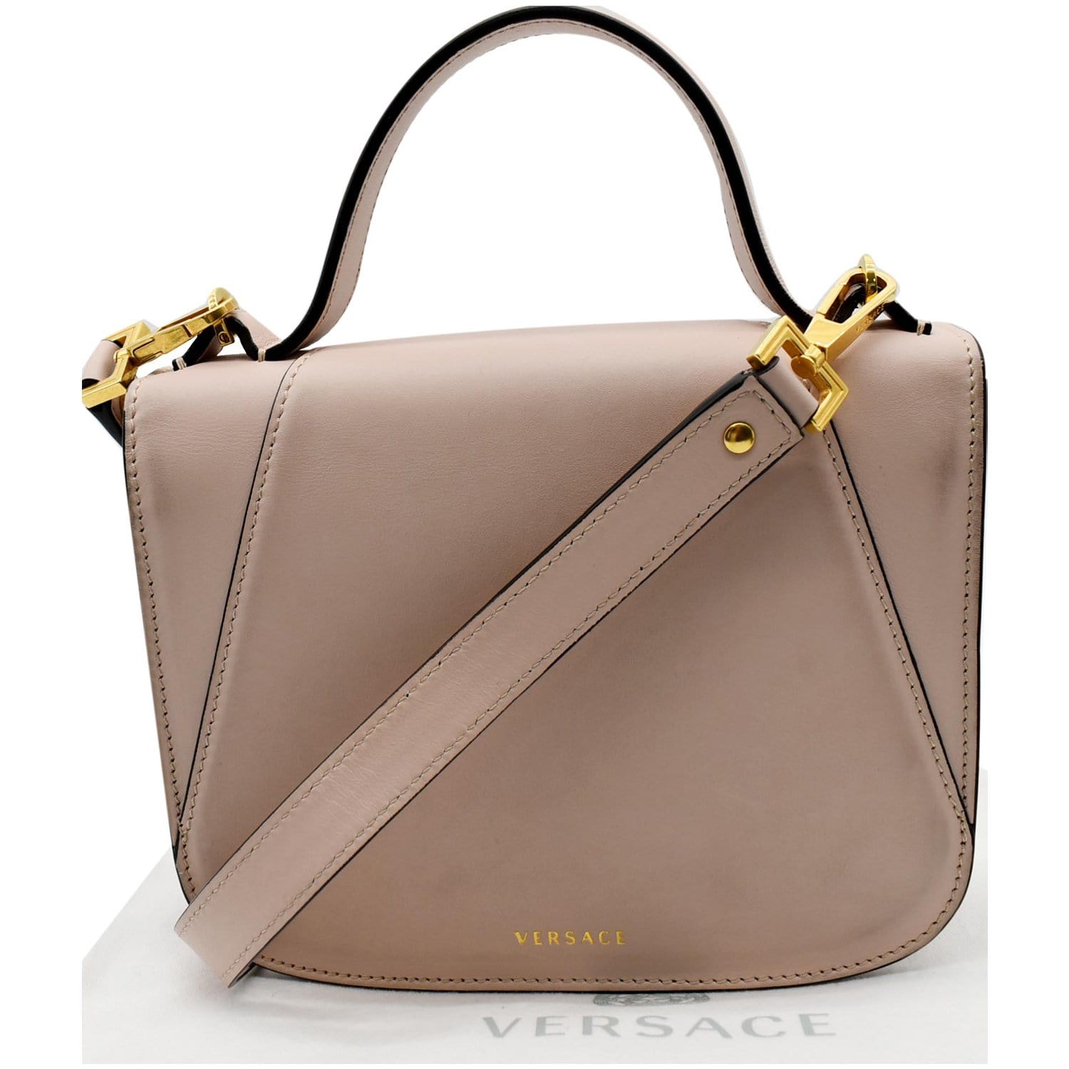 Versace, Bags, Versace Virtus Shoulder Bag In White