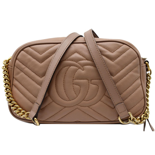 Gucci GG Marmont Small Matelasse Leather Crossbody Bag