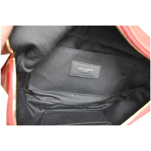 Yves Saint Laurent Classic Monogram Leather Belt Bag - Red