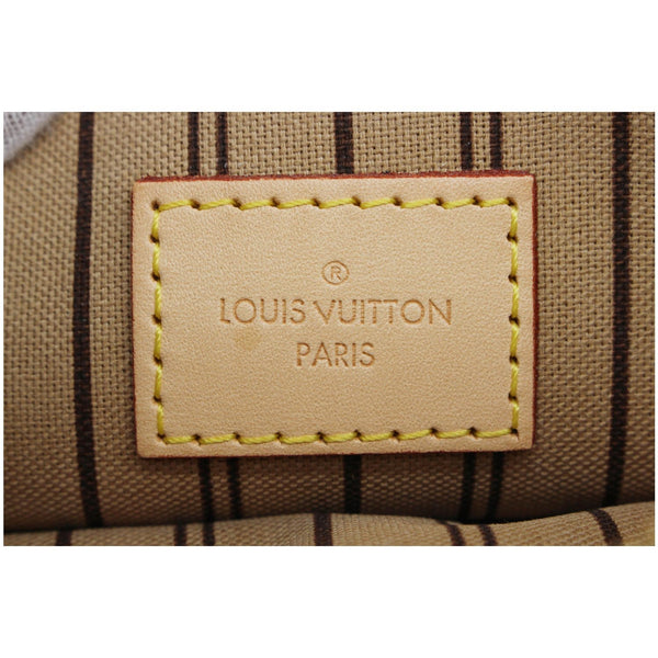 LOUIS VUITTON Neverfull MM Monogram Canvas Pochette Wristlet Pouch Brown