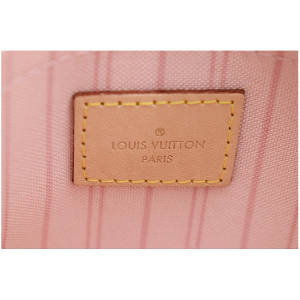 Louis Vuitton Neverfull MM Damier Azur Pochette Wristlet - PARIS