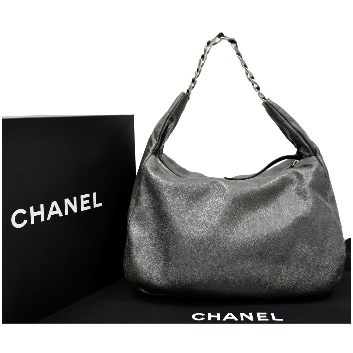 Chanel CC Elastic Hobo Bag - One Savvy Design Luxury Consignment