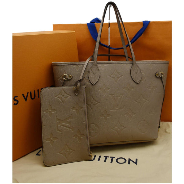 Louis Vuitton Neverfull MM Monogram Empreinte Tote Bag