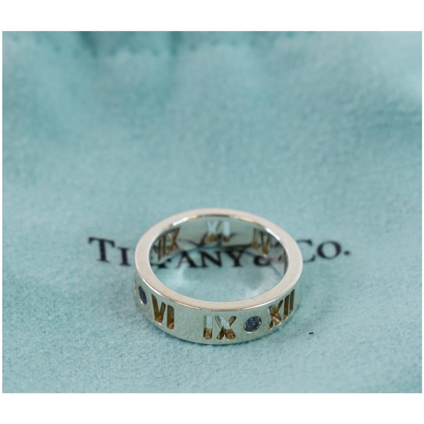 TIFFANY & CO Atlas Pierced Diamond SS Ring AG 925 - Final Sale