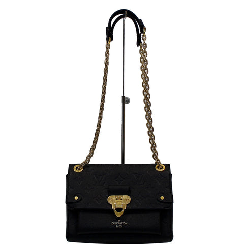 LOUIS VUITTON Vavin BB Monogram Empreinte Shoulder Bag Black