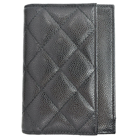 Chanel CC Card Holder Quilted Lambskin Leather Wallet - DDH