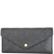 Louis Vuitton Josephine Empreinte Leather Wallet Black