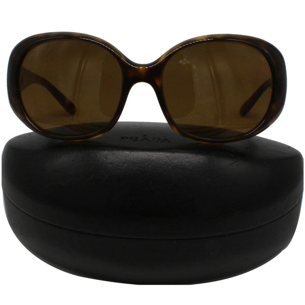 PRADA SPR 27L Havana Sunglasses Brown Polarized Lens