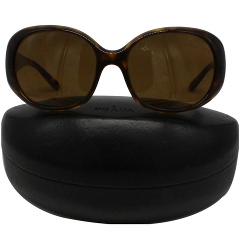 PRADA SPR 27L Havana Sunglasses Brown Polarized Lens