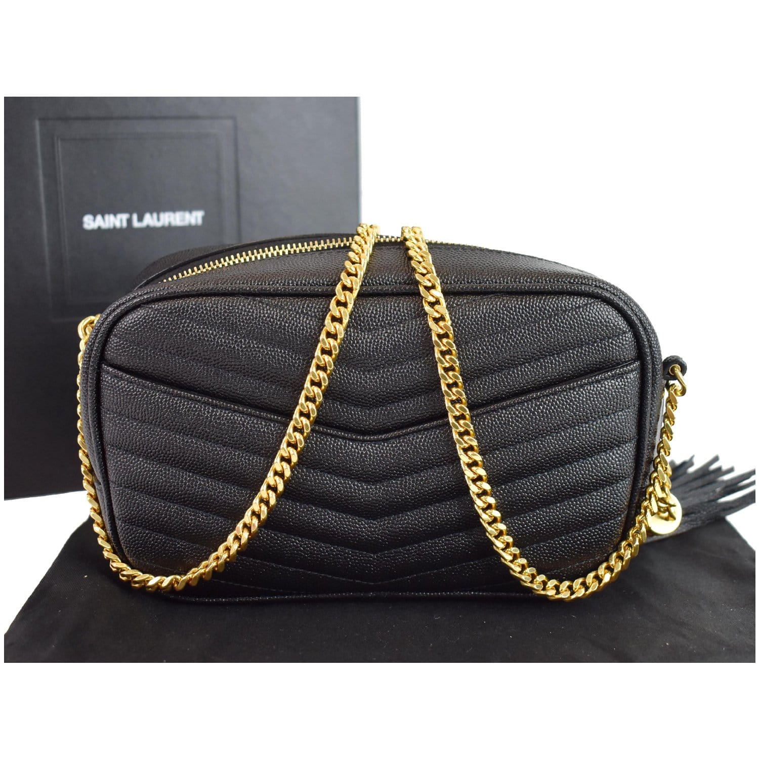 Leather mini bag Yves Saint Laurent Black in Leather - 31364423