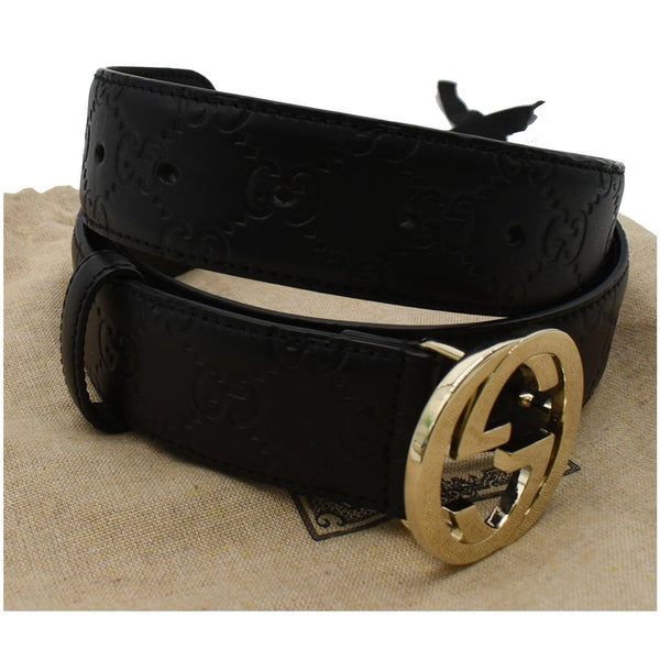 Gucci Signature Guccissima Leather Belt - Size 90.36