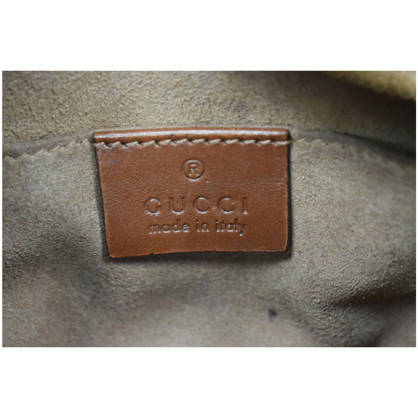 GUCCI GG Supreme Mini Chain Crossbody Bag Beige 409535
