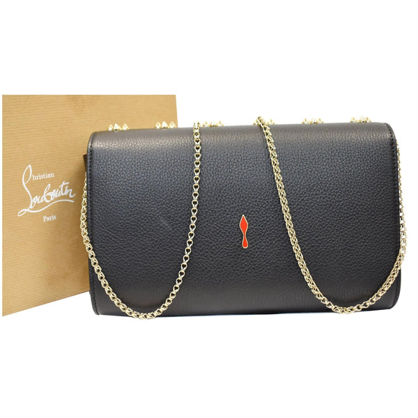 Louis Vuitton Paloma Embellished Leather Chain Clutch