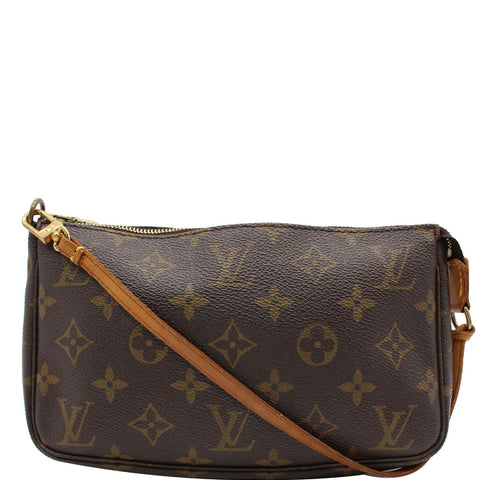 LOUIS VUITTON Pochette Accessoires Monogram Canvas Pouch  Brown