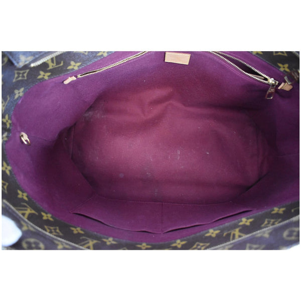 LOUIS VUITTON Raspail MM Monogram Canvas Shoulder Bag Brown